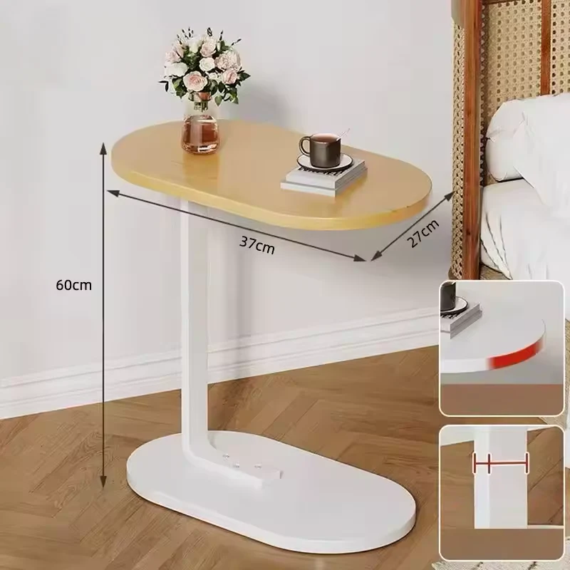 Bijzettafel C-Vorm | Compact & Lichtgewicht | Moderne Banktafel | Praktisch Ontwerp voor Woonkamer - Afbeelding 8