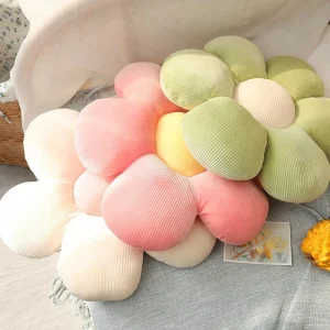Bloemvormig Sierkussen | Zacht & Decoratief | Luxe Fluwelen Afwerking 40 cm