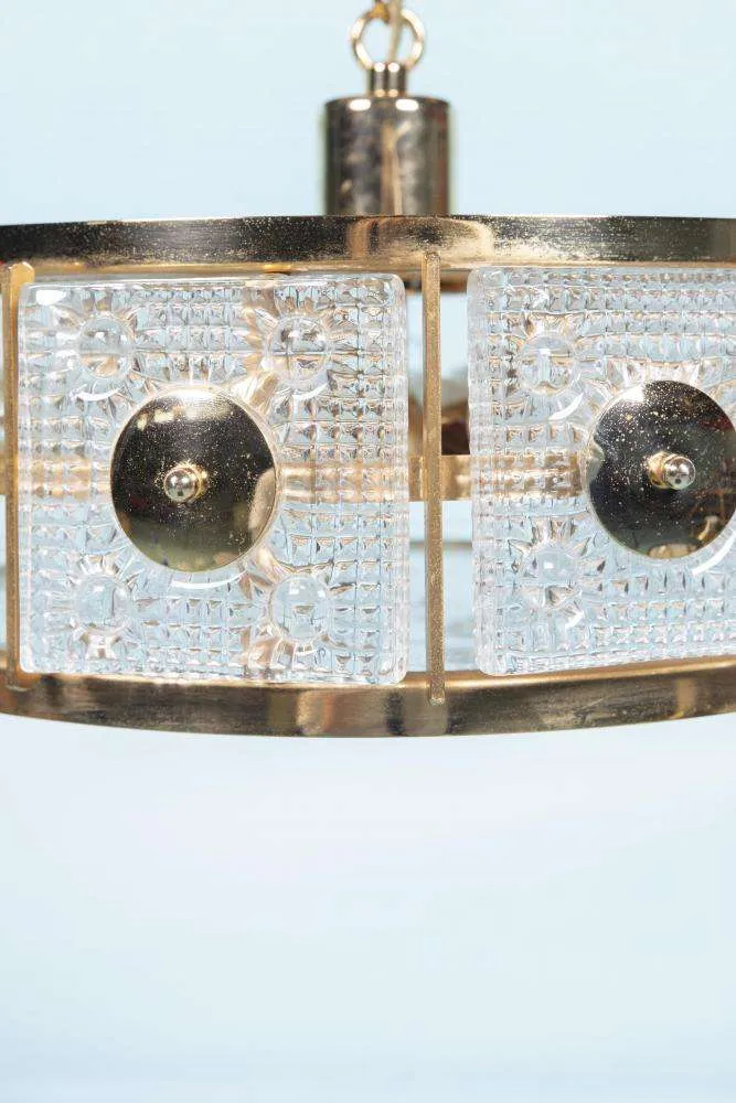 Vintage Design hanglamp Orrefors Sweden, Carl Fagerlund - Afbeelding 9