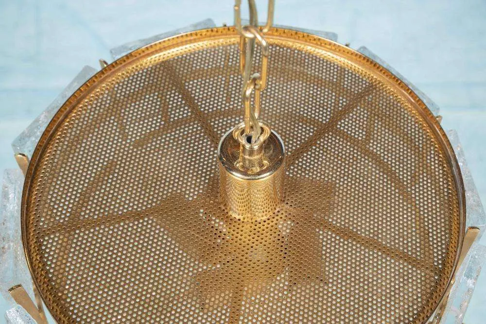 Vintage Design hanglamp Orrefors Sweden, Carl Fagerlund - Afbeelding 4