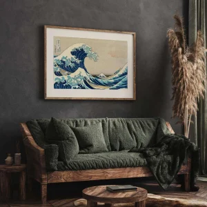 Hokusai Great Wave Kanagawa vintage Japanse poster