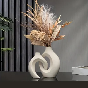 Vaylo Formé | Sculpturale keramische vaas in boho-stijl (set van 2)