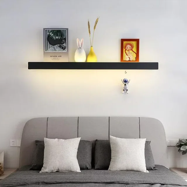 Luntheris | Moderne LED-wandlamp met geïntegreerd nachtkastje - Afbeelding 8