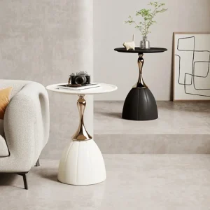 Caelestis - Noordse Lotus Bijzettafel in Scandinavisch DesignCaelestis Bijzettafel | Scandinavisch Lotusdesign | Minimalistisch & Stabiel | Hout