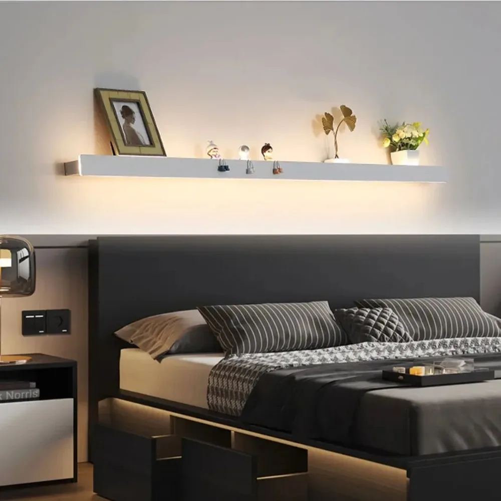 Luntheris | Moderne LED-wandlamp met geïntegreerd nachtkastje