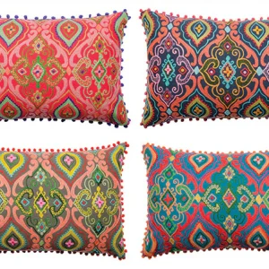 Geborduurd Oosterse design kussenhoes design 40x60cm