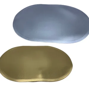 Placemat ovaal PU leer