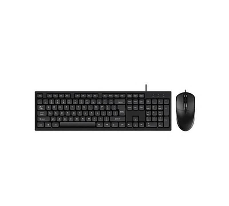 Toetsenbord en muis bedraad ANDR – Zwart Qwerty
